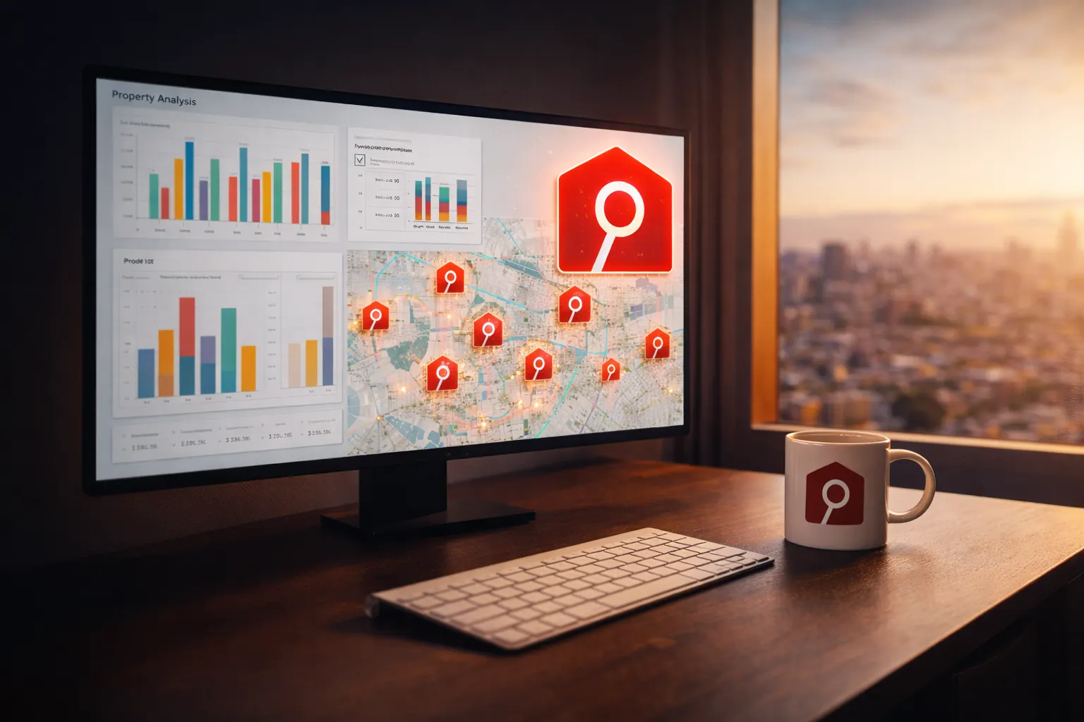 Dashboard de análise de imóveis com IA