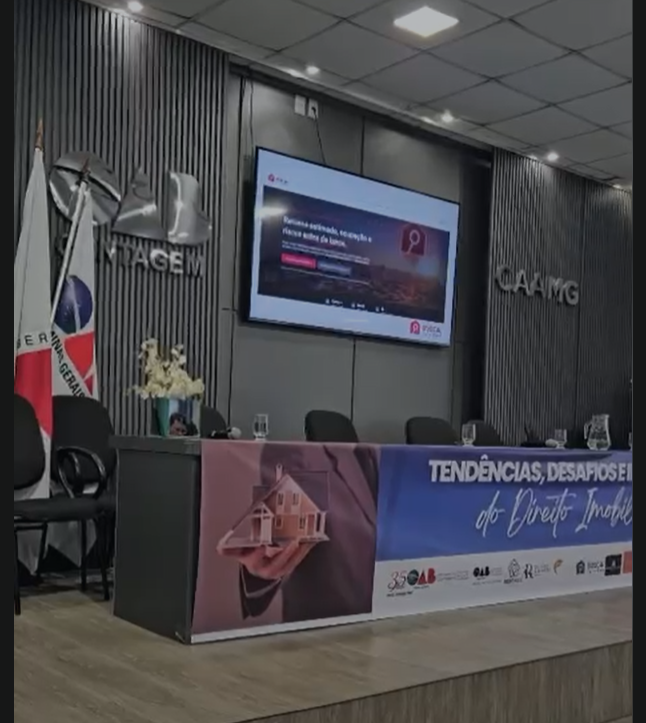 Evento OAB — A análise BUSCAi no telão do evento
